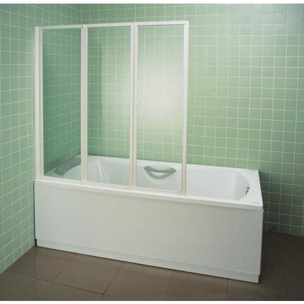 Шторка для ванны ВЛ3-170 Transparent (стекло)