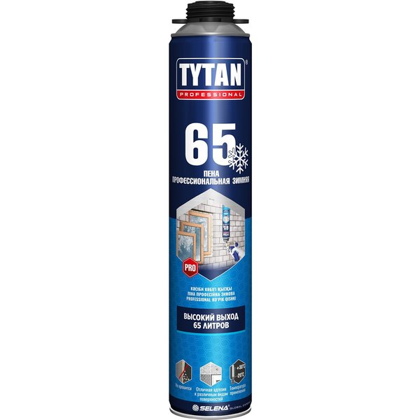 Пена монтажная профессиональная TYTAN Professional 65 (750мл) зима
