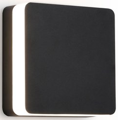 Светильник уличный светодиодный настенный ST4545 BK черный LED 4200K 11W IP54 155x155x54