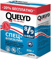 Клей обойный QUELYD ПРОМО СПЕЦ-ФЛИЗЕЛИН 0,3кг