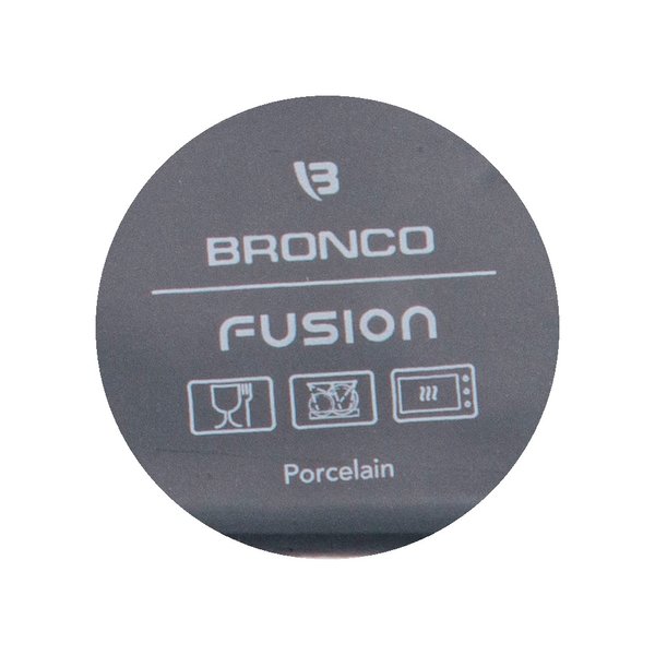 Тарелка обеденная Bronco Fusion 30х23х2,5см серый, фарфор
