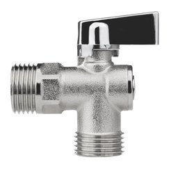Кран латунный угловой MasterProf Compact 1/2"х1/2" наружная резьба,ручка сверху