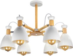 Люстра Ritter VOLANTE 52595 0 белый/дерево 6хЕ27