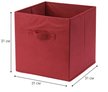 Короб д/хранения Qually 31х31х31см бордовый