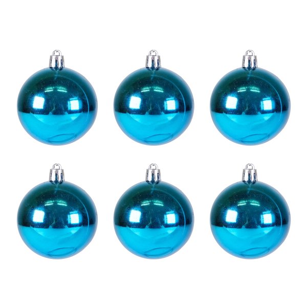 Набор шаров 6шт 6см голубой SYQC-0121260-LB