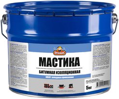 Мастика битумно-изоляционная МБИ Оптилюкс (5кг) ведро