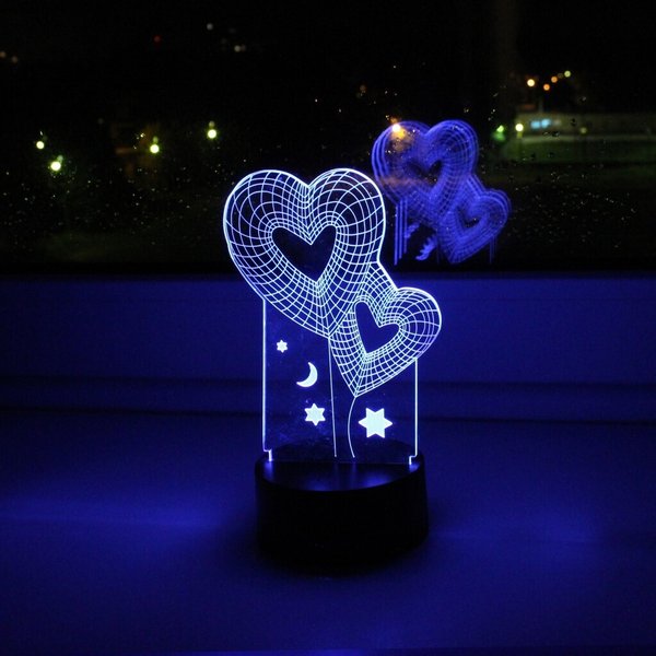 Светильник-ночник СТАРТ 3D Сердце