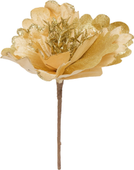 Цветок декоративный 48х22см золото SYSDH-A3025241
