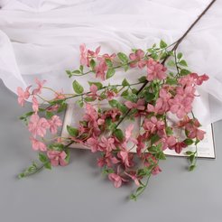 Цветок искусственный Свинчатка плюмбаго сиреневый 87см