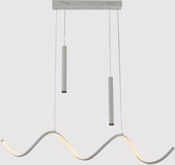 Подвес Radiante 2856-1L+2P WH 60W+6W с пультом ДУ