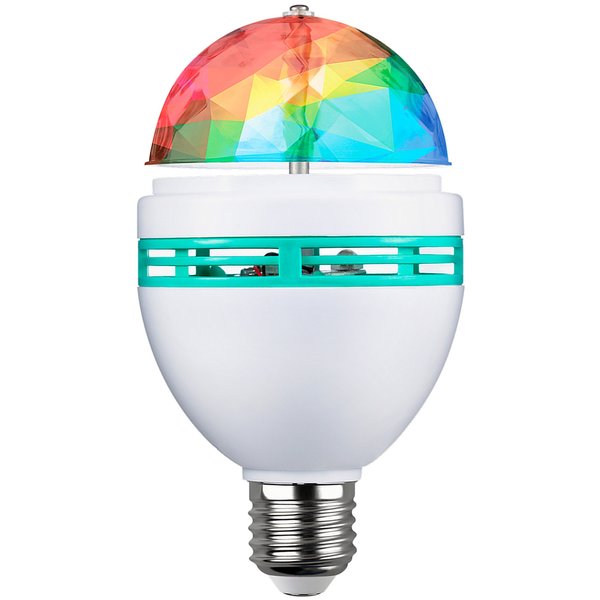 Лампа светодиодная проекционная DISCO RGB 3W