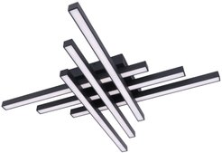 Люстра Notte 4825-6 LED 95Вт 800х800х95мм пульт ИК цвет черный