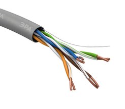 Кабель витая пара ЭРА Simple U/UTP 4x2x24AWG Cat5e медная жила