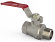 Кран латунный шаровый V&G 1/2" внутренняя-наружная резьба, ручка рычаг