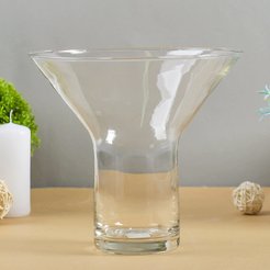 Ваза стеклянная Горн малая 1,2л h19см
