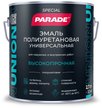 Эмаль универсальная полиуретановая PARADE UNION полуматовая База А 2,7л