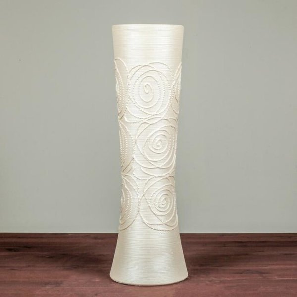 Ваза керамическая,коллекция Марика-Росса,высота 42см,рисунок ажур, 2318456