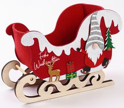 Сувенир Санки 22,5х9,5х16см, дерево, SYMZPA-4425003