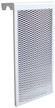 Экран радиаторный,просечно-вытяжной,290х610х140,3-х секционный,сталь,белый