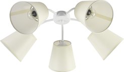 Люстра Rivoli Aimee 9162-305 белый/золото/металл 5хЕ27