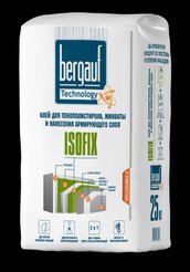 Клей для пенополистирола и минваты Isofix Bergauf 25кг