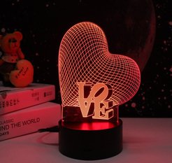 Светильник настольный Camelion NL-400 Led, 3Вт, RGB, USB