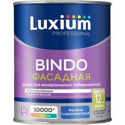 Краска для минеральных поверхностей Luxium Professional Bindo Фасадная BC 0.9л
