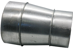 Редуктор для круглых воздуховодов,D100/125,оцинкованная сталь