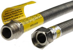 Подводка для газа сильф.типа 3/4" 2.0м в/н,MP-У