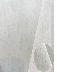 Тюль сетка натурель меланж белый 280см