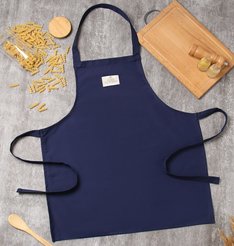 Фартук Этель Kitchen цв.синий 60х70см, саржа, 100% х/л