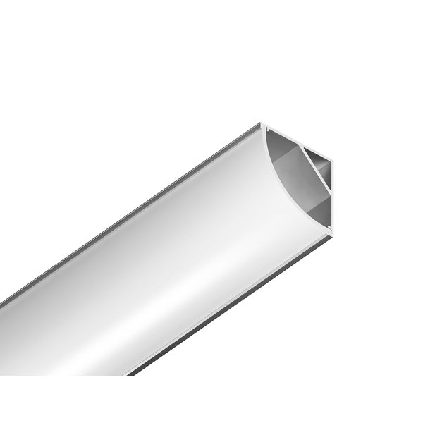 Профиль угловой для светодиодной ленты GP2100AL для ленты до 9,78мм серебро/матовый 2м
