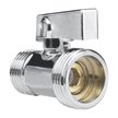 Кран латунный хромированный мини MPF 1/2"х3/4" наружная резьба