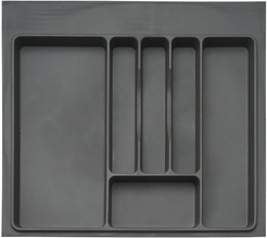 Лоток д/столовых приборов в базу 600мм пластик, серый