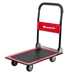 Тележка для перевоза груза Matrix 4 колеса складная 730х475мм грузоподъемность 150кг