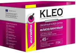 Клей для флизелиновых обоев с индикатором KLEO EXTRA 45м.кв.330гр.