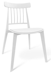 Стул пластиковый Sheffilton SHT-S108-P белый