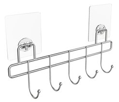 Планка с пятью крючками на силиконовом креплении KLEBER LITE