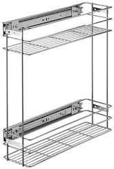 Бутылочница Lemax prof VK-02-200-D 54х16х51см с доводчиком, хром
