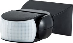 Датчик движения DD-02 настенный 180° 1200Вт IP44 черный duwi