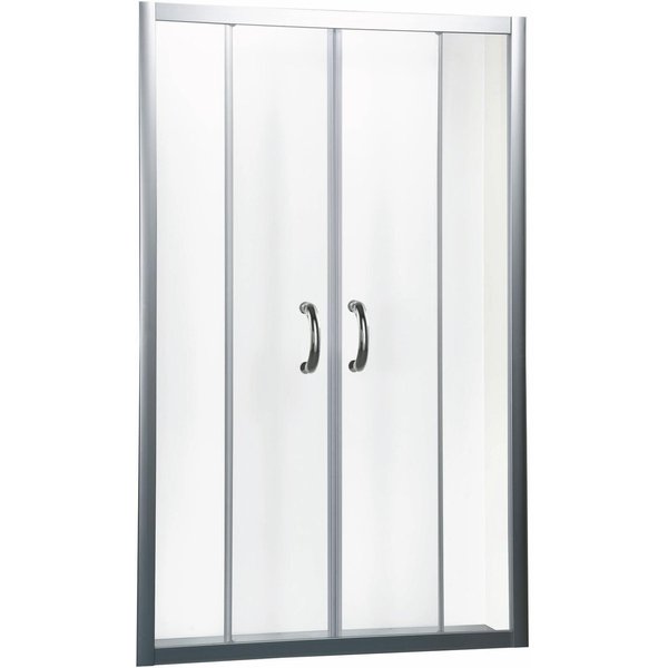 Дверь душевая W53S-1201190MT64 BLISS L Solo 120х190 профиль матовый хром,стекло прозрачное
