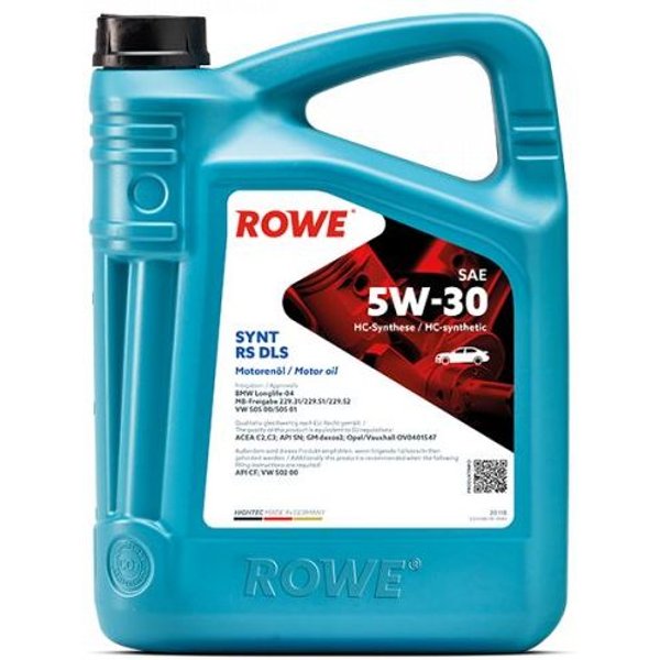 Масло моторное Rowe Hightec Synt RS DLS SAE 5W-30 синтетическое 4л