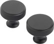 Ручка-кнопка BL матовый черный StahlBuro AP2704 2шт
