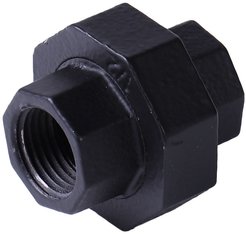 Соединитель американка д/труб Larvij Pipe 4,2см черный