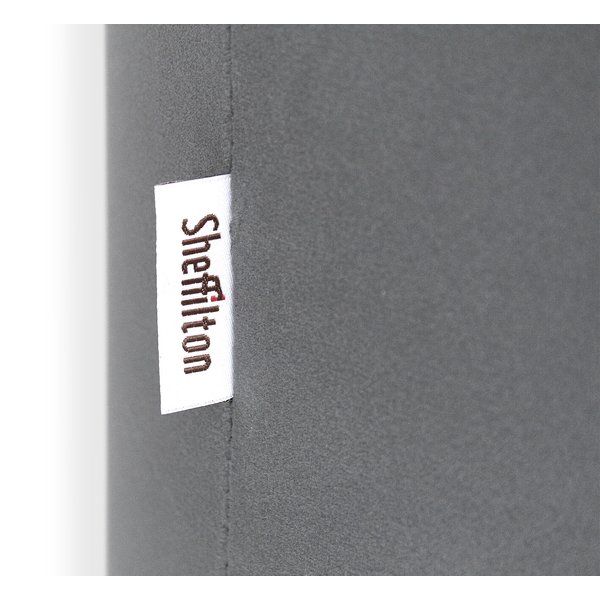 Банкетка Sheffilton SHT-B6 угольно-серый/черный муар
