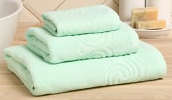 Полотенце махровое Love Life Border 50х90см, цв. мятный, 100% хлопок, 380гр/м2 