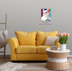 Картина интерьерная на холсте Котенок 40х50см