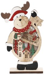 Украшение из дерева Лось 12,5х4х21см SYMZPA-4421130