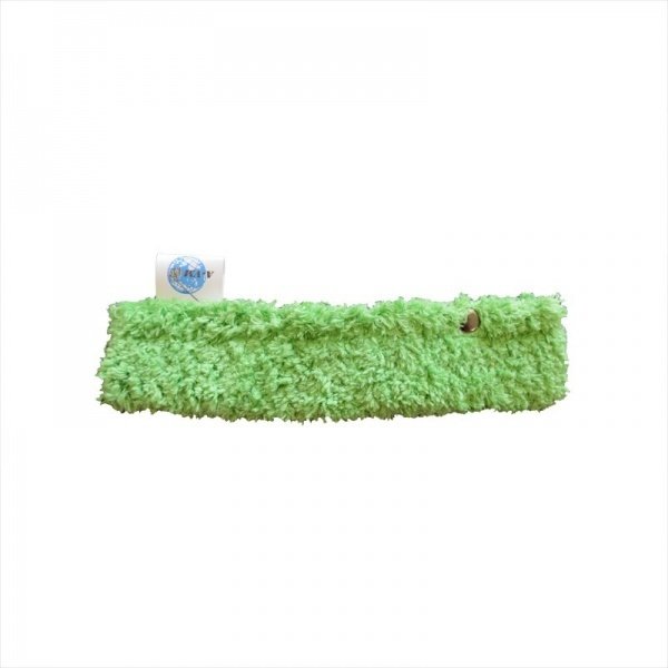 Насадка-шубка д/стеклоочистителя A-VM 35см микрофибра, на липучках, зеленый