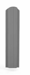 Штакетник М-образный фигурный 1800х76мм Эконом ПЭ RAL 7024 темно-серый